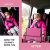 ZeaZu Kids All in One 2020 Travel Tray for Toddlers and Kids - Pink